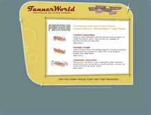 Tablet Screenshot of portfolio.tannerworld.com